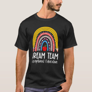 Rainbow Pencil Dream Außergewöhnliche Bildung Team T-Shirt