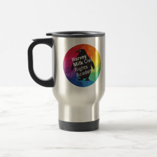 Rainbow Penguin Stainless Steel Travel Mug Reisebecher