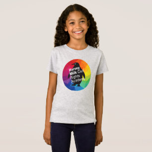 Rainbow Penguin T - Shirt - Kindergröße, dünne Fau