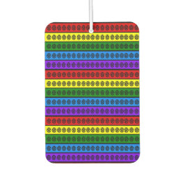 Rainbow-Pentagramme Autolufterfrischer