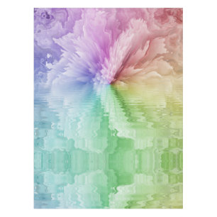 Rainbow Peony Gefärbte Krawatte Hippie Tischdecke
