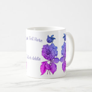 Rainbow Peony Personalisiert Kaffeetasse