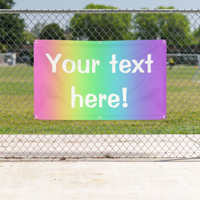 Rainbow Personalisiert Banner (Insitu)