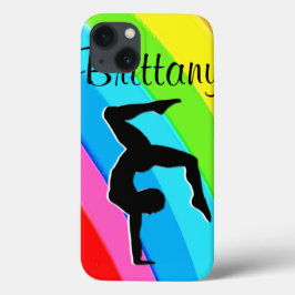 RAINBOW PERSONALISIERT GYMNAST IPAD MINI FALL iPhone 13 HÜLLE