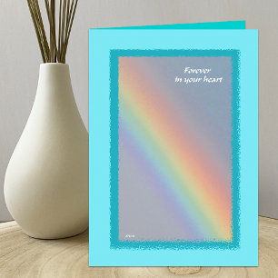 Rainbow Pet Sympathy Card Karte