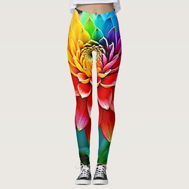 Rainbow Petal Leggings (Vorderseite)