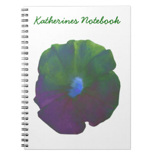 Rainbow Petunia Anpassbares Notebook Notizblock