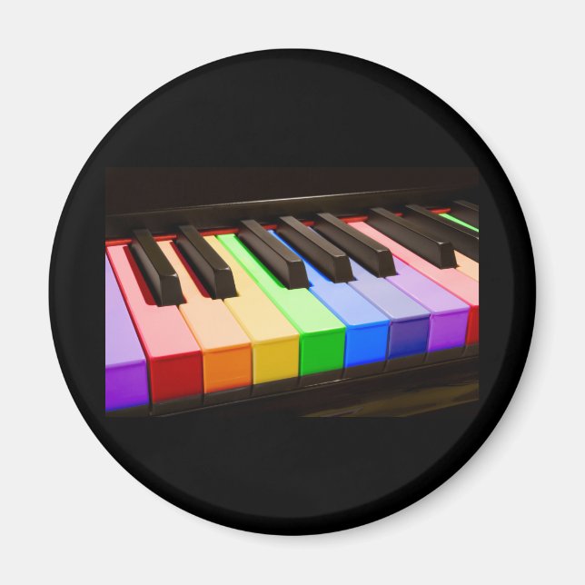 Rainbow Piano Magnet (Vorne)