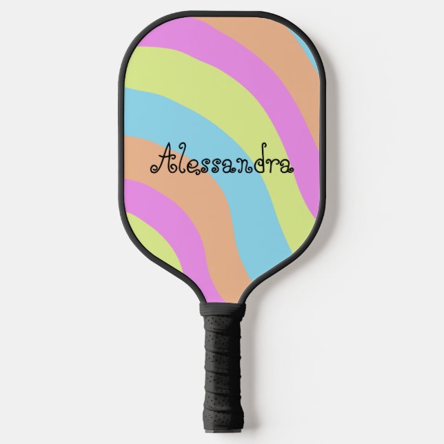 Rainbow Pickleball Schläger (Vorderseite)