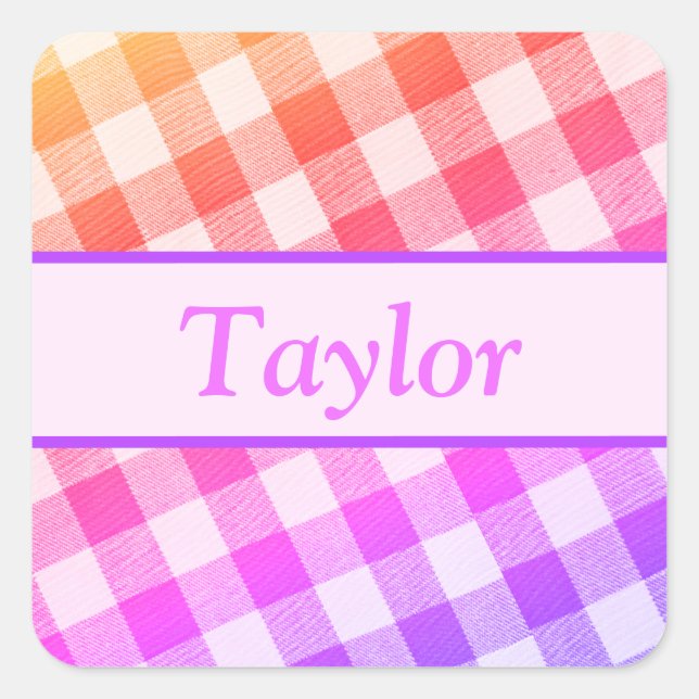 Rainbow Picnic Diagonal Sticker 3 (Vorderseite)