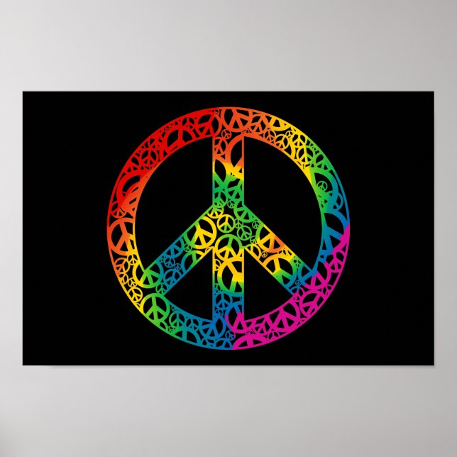 Rainbow Pieces of Peace Poster (Vorne)