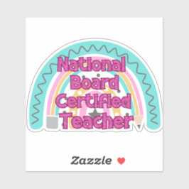 Rainbow Pink, Befähigte Lehrerin Aufkleber