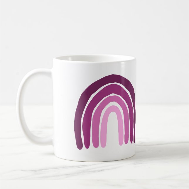 Rainbow Pink-Tasse Kaffeetasse (Links)