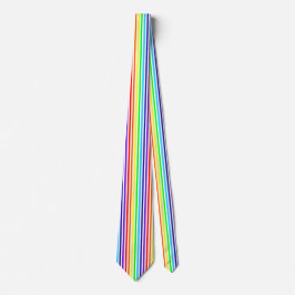 Rainbow Pinstripe Krawatte