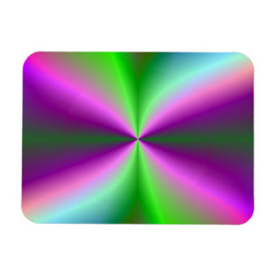 Rainbow Pinwheel 2 Magnet