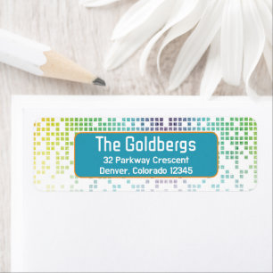 Rainbow Pixel Video Game Gamer Bar Mitzvah Adresse