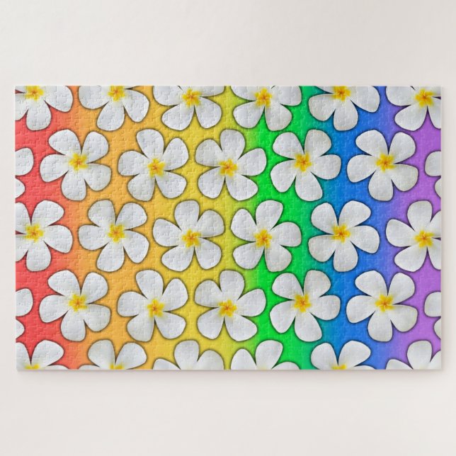 Rainbow & Plumeria, 1014 Stück, Puzzle (Horizontal)