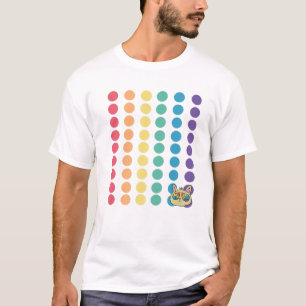Rainbow Polka Dot Gay Pride Colors LGBTQ Allein T-Shirt