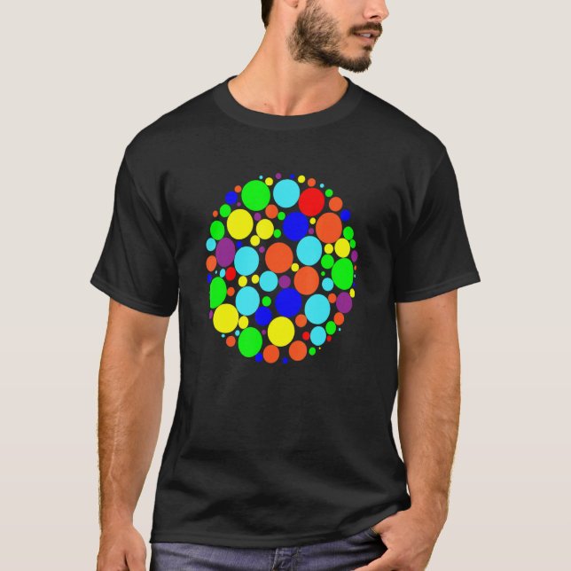 Rainbow Polka Dot International Dot Day Kinder Tee (Vorderseite)