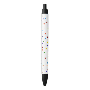 Rainbow Polka Dots Confetti Muster Kugelschreiber