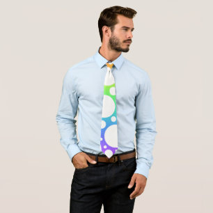 Rainbow Polka Dots Fun Neck Tie Krawatte