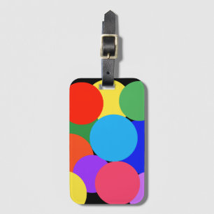 Rainbow Polka Dots Gepäckanhänger