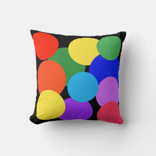 Rainbow Polka Dots Kissen