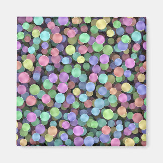 Rainbow Polka Dots Magnet