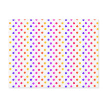 Rainbow Polka Dots Postkarte