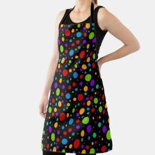 Rainbow Polka Dots Schürze