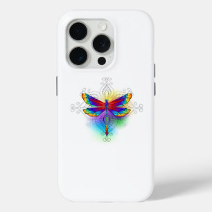 Rainbow Polygonal Dragonfly Case-Mate iPhone Hülle
