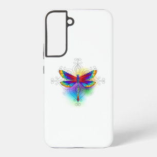 Rainbow Polygonal Dragonfly Samsung Galaxy Hülle