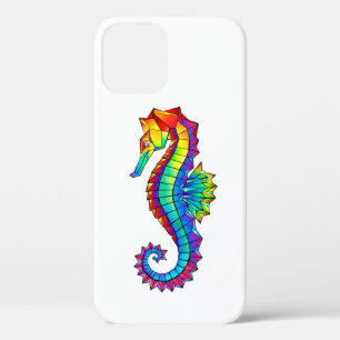 Rainbow Polygonal Seepferd Case-Mate iPhone Hülle