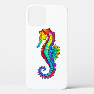 Rainbow Polygonal Seepferd Case-Mate iPhone Hülle