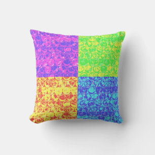 Rainbow Pop Art Bubble Packung Kissen