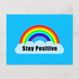 RAINBOW - Positiv Bleibe Postkarte