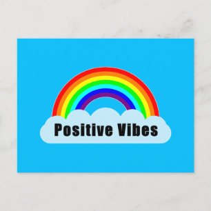 RAINBOW - Positive Vibes Postkarte