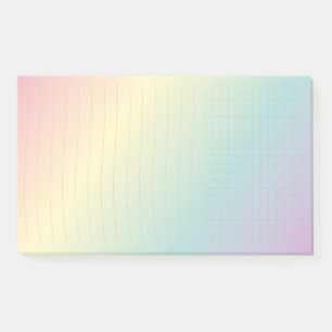 Rainbow Post-It®, 10" x 6" Post-it Klebezettel