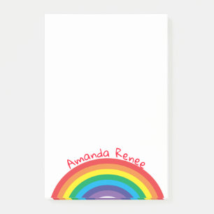 Rainbow Post-it Klebezettel