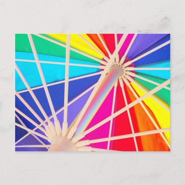 Rainbow Postkarte (Vorderseite)