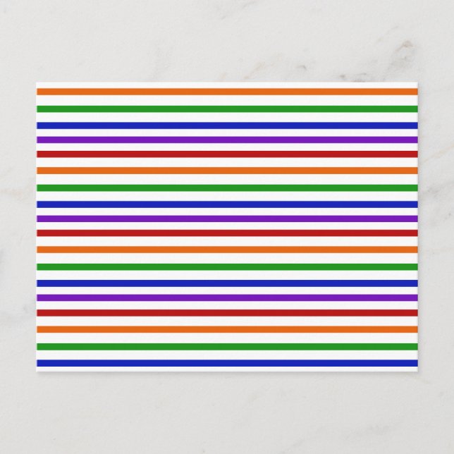 Rainbow Postkarte (Vorderseite)