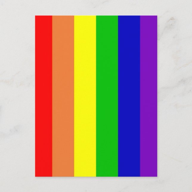 Rainbow Postkarte (Vorderseite)