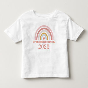 Rainbow Preschool 2023 Zurück in die Schule Kleinkind T-shirt