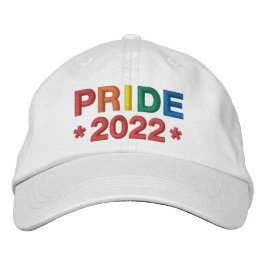 Rainbow Pride 2022 bestickte Baseballkappe