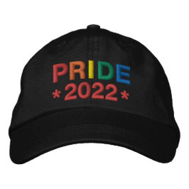 Rainbow Pride 2022 Bestickte Baseballkappe