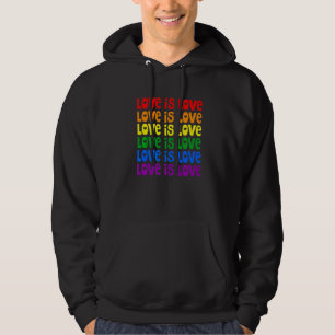 Rainbow Pride Ally Liebe ist Liebe LGB Flag Gay Pr Hoodie