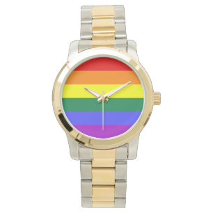 Rainbow Pride Armbanduhr