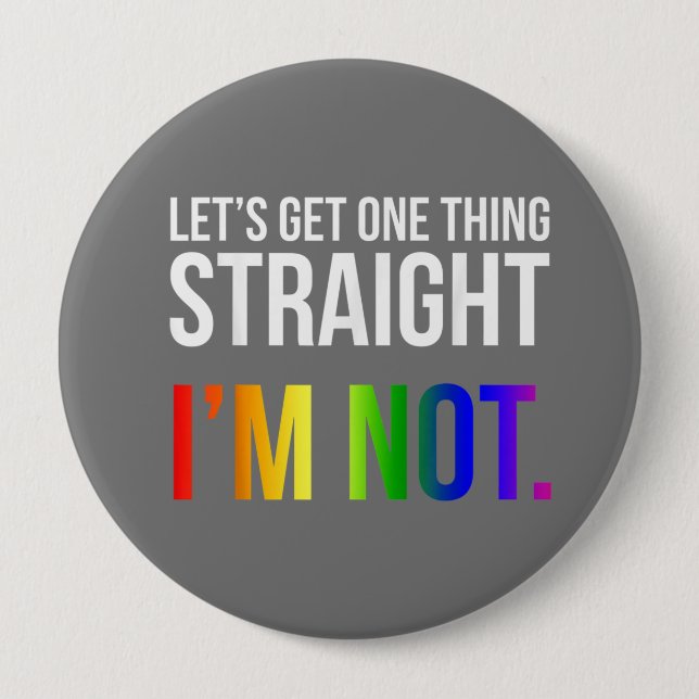 Rainbow Pride Button (Vorderseite)