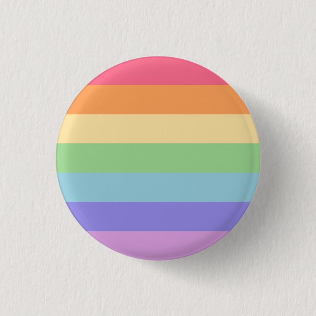Rainbow Pride Button (Vorderseite)