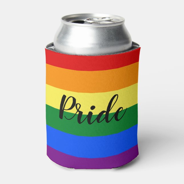 Rainbow Pride Can Cooler Dosenkühler (Kanne Vorderseite)